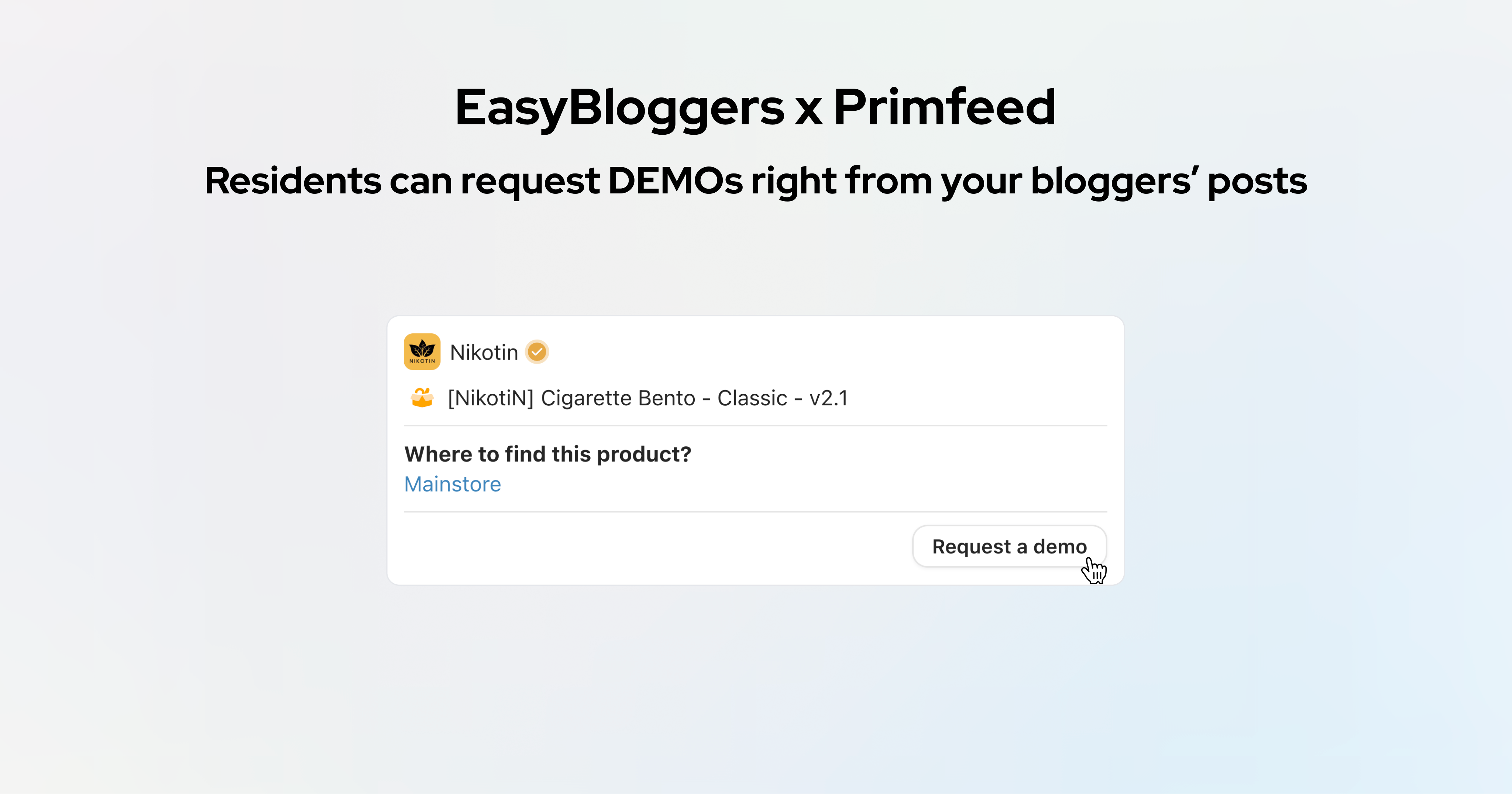 infography - request demos